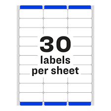 1 x 2⅝ / rectangle / white / 3000 labels 5160 Avery 5160 Easy Peel Address Labels White Laser 1 X 2 5 8 In 3 000 Labels 5160