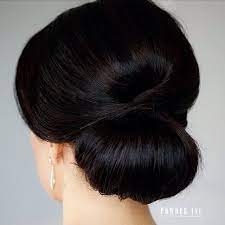 Weddinginspiration Clean Sleek Chignon Updo From Powderincmakeup Long Hair Styles Hair Styles Romantic Updo Hairstyles