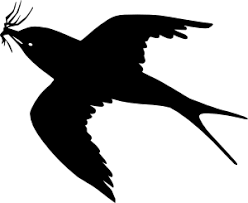 Small Flying Bird Drawing For Kids Flying Bird Clip Art Clip Art Black Bird Fly Birds Flying