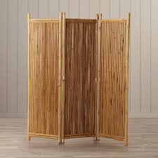 Bay Isle Home Porter 63 X 60 3 Panel Bamboo Room Divider Reviews Wayfair Bamboo Room Divider Panel Room Divider Diy Room Divider