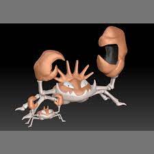 STL file Pokemon Krabby Kingler 🐉・Model to download and 3D print・Cults