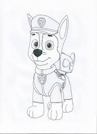 Paw patrol chase coloring page from paw patrol category. Paw Patrol Chase Coloring Page Coloring Home