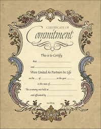 Wc 110 11x14 Certificate Of Commitment Do You Have An Upcoming Marriage Wedding Or Com Wedding Certificate Wedding Vow Renewal Ceremony Commitment Ceremony