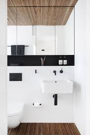 Black And White Bathroom Tiles Australia Nano Pad Is A Minimalist Home Located In Sydney Australia Designed By Architect Prineas Bathroom Design Black Bathroom Bathroom Interior Design