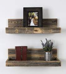 10 Stylish Suspended Wall Shelves Reclaimed Wood Floating Shelves Wood Floating Shelves Floating Shelves