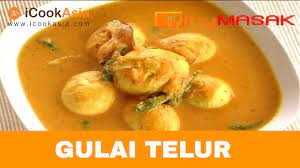 Rebus telur dahulu selama 15 menit. Gulai Telur Try Masak Icookasia Youtube