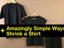 Image result for how to shrink a golf shirt