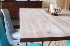 Acute Designs Ikea Hack Dining Room Table Restaining Wood Furniture Ikea Hack Ikea Dining Table