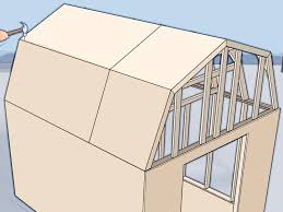 The look of the roof itself, on the gambrel barn may actually be slightly changed, depending on the roof pitch and length of rafters you use on both, upper & lower slopes. How To Build A Gambrel Roof 15 Steps With Pictures Wikihow