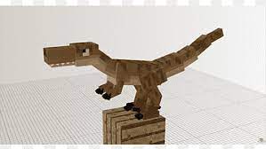 This mod contains many dinosaurs, as that is the main focus of this mod. Velociraptor Minecraft Dinosaur Owen Jurassic Park Others Wood Velociraptor Wiki Png Pngwing