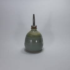 Olive Oil And Vinegar Ceramic Handmade Dispenser Ooak Small Etsy Olive Oil Dispenser Oil And Vinegar Dispensers Olive Oil Cruet