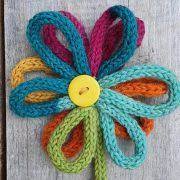 Morovan complete acrylic nail supplies kit is perfect for both. Woolly Chic French Knitting Kit Make A Cute Flower Brooch