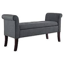 This vintage leather and wood bench is likely to get your motor running and head out on the highway… ok, perhaps it won't have you longing for the open road behind the wheel. Bedroom Benches End Of Bed Storage Benches Bed Bath Beyond