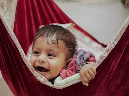 Washing station whether you bathe baby in a sink lined with a soft surface or a plastic tub with a sling placed in the real bath, your setup should be steady and there shouldn't be anything hard. These Baby Hammocks Let Your Babies Fall Asleep Easily Most Searched Products Times Of India