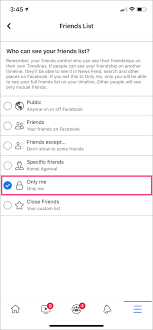 Note that facebook allows you to change your privacy settings for individual website features. How To Make Your Friends List Private On Facebook App 2020
