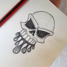 I originally did this lesson with my 8th grade students. Draw Drawing Dessin Monptitbordel Littlething Doodle Doodling Death Squelette S Skull Art Drawing Art Drawings Sketches Simple Skull Drawing Sketches