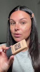 The best way to sample something, get the mini version. 🙌 @Huda Beauty  Easy Blur Foundation.