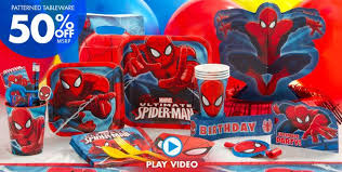Spiderman Party Supplies Spiderman Birthday Ideas Party City Spiderman Party Supplies Spiderman Birthday Spiderman Party