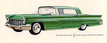 Image result for Terra Verde Green 1960 Lincoln