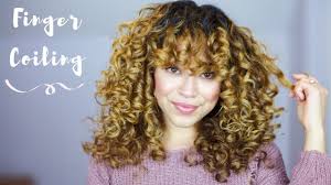 Here's a quick tutorial on how to do it yourself. Finger Coiling For Perfect Spirals Curly Wavy Hair Youtube