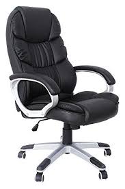 Songmics Noir Chaise Fauteuil De Bureau Chaise Pour Ordinateur Hauteur Reglable Simili Cuir Obg24b Chaise Fauteuil Fauteuil Bureau Meuble Chaussure Ikea