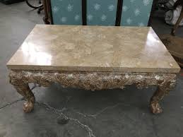 Opens in a new tab. Maitland Smith Marble Top Coffee Table With Clawfoot Lion Face Design Made In The Phillipines Estate Personal Property Furniture Tables Online Auctions Proxibid