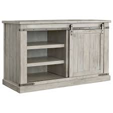 See more ideas about barn door, barn door bookcase, barn doors sliding. W755 28 Carynhurst White Wash Finish Wood Industrial Finish Sliding Barn Door 50 Tv Stand