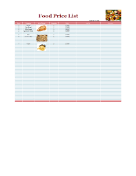 This template is a simple cost control spreadsheet. å…è´¹price List Template Sample æ ·æœ¬æ–‡ä»¶åœ¨allbusinesstemplates Com