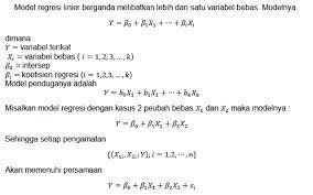 6.2 persamaan regresi berganda analisis regresi linier berganda adalah hubungan secara linear antara dua atau lebih variabel independen (x 1, x 2,….x n) dengan variabel dependen (y). Korelasi Dan Regresi Berganda Korelasi Berganda By Indriin Medium