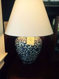Lauren ralph lauren sallie blackout back tab/rod pocket curtain panel. Ralph Lauren Large Nwt Mandarin Blue And White Floral Temple Jar Table Lamp Lampe Lampentisch Blau Und Weiss
