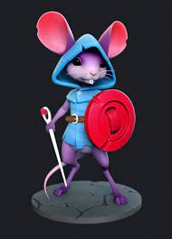 artstation mouse warrior yuriy moskvin character design 3d animation art character design dungeons and dragons ideas
