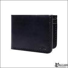 Range Leather Co. Elbert Bifold Wallet, Black