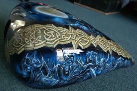 Custom Motorcycle Airbrush Show Quality Paint Job Custom Choppers Custom Car Accessories Custom Cars Paint
