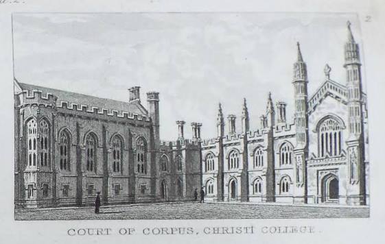 Antique Prints of Corpus Christi College Cambridge