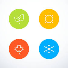 季節圖示集春夏秋冬圖示集向量圖形及更多圖示圖片- 圖示, 太陽 ...