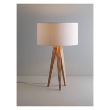Tripod Base Ash Wooden Tripod Table Lamp Tripod Table Lamp Table Lamp Wood Tripod Table