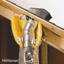 How to install a range hood. Venting Exhaust Fans Through The Roof Diy Family Handyman