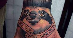 Too Cute Love It Sloth Tattoo Tattoos Sloth Tattoos