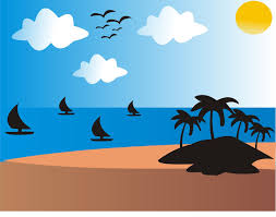 Kumpulan gambar mewarnai pemandangan pantai untuk tk 2020. Halaman Download Vektor Pemandangan Alam Pantai