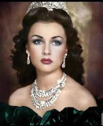 Shah Mohammed Riza Pahlavi of Iran and his wife Shahbano Farah Diba.