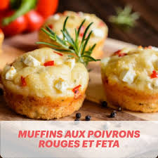 Goutez Ces Muffins Sales Au Poivron Rouge Et Feta Recette Recettes De Cuisine Muffins Alimentation