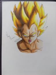 After his people were annexed by king cold's cold army he had no choice but to pledge allegiance. Vegeta Drawing Album On Imgur