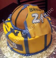 Decopac nba los angeles lakers cupcake rings cake toppers decoration. Basketball Cakes Ideas