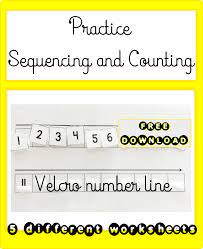 All Numbers Line Up Freebie Number Lines Number Line Counting To 20 Preschool Math