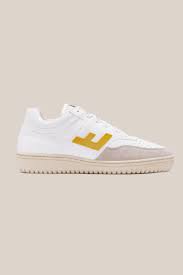 (4cds of the great music from the 1990s) cd3. Flamingos Life Sneaker Retro 90s White Yellow Monocolor Loveco