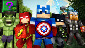 Captain america vs speedrunners in minecraft! Superhero Skins Map For Minecraft 1 0 Download Android Apk Aptoide