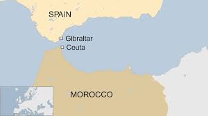 Interactive map of zip codes in ceuta, spain. Migrants Storm Border Fence In Spanish Enclave Of Ceuta Bbc News