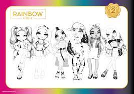 Rainbow High Coloring Sheet | Coloriage, Dessin, Colorier