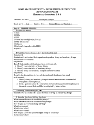2nd grade math activities, therefore, concentrate on getting the kids to practice addition, subtraction, place value, basic fractions, simple math activities can make learning the subject a whole lot of fun for kids. Unit Plan Living And Nonliving Things Educational Assessment Teaching