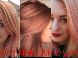 Hair Diy Three Ways To Get Rose Gold Pale Pink Hair Bellatory
